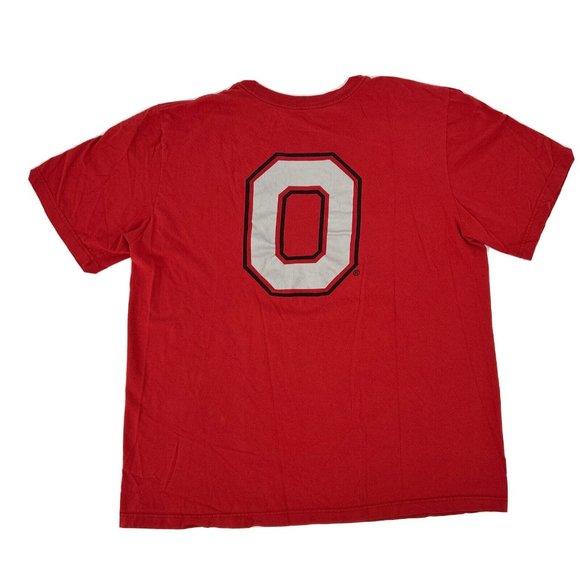 Men's Nike Regular Fit‎ The Ohio State Buckeyes Short Sleeve T-Shirt Red XL - Picture 4 of 9
